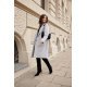 Palton dama midi oversize, gri, cu buzunare aplicate, Francys Palton dama midi oversize, gri, cu buzunare aplicate, Francys 3 - jojofashion.ro