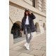 Palton dama scurt, gri, oversize, cu buzunare aplicate, Sanchez Palton dama scurt, gri, oversize, cu buzunare aplicate, Sanchez 4 - jojofashion.ro