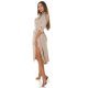 Trenci dama elegant midi bej Mexilho 3 - jojofashion.ro