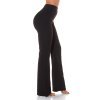 Pantaloni dama eleganti negri evazati office Clara