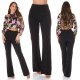 Pantaloni dama eleganti negri evazati office Clara 7 - jojofashion.ro