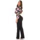 Pantaloni dama eleganti negri evazati office Clara 5 - jojofashion.ro