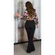 Pantaloni dama eleganti negri evazati office Clara 6 - jojofashion.ro