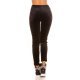 Pantaloni de trening dama, catifea, negri cu dunga rosie Bellyna 3 - jojofashion.ro