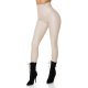 Colanti dama piele eco bej termici cu corset Jennie 4 - jojofashion.ro