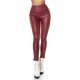 Colanti piele eco burgundy cu talie inalta Susan Colanti piele eco burgundy cu talie inalta Susan 2 - jojofashion.ro