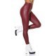 Colanti piele eco burgundy cu talie inalta Susan Colanti piele eco burgundy cu talie inalta Susan 3 - jojofashion.ro