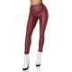 Colanti piele eco burgundy cu talie inalta Susan Colanti piele eco burgundy cu talie inalta Susan 4 - jojofashion.ro