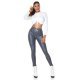 Colanti piele eco gri cu talie inalta Susan Colanti piele eco gri cu talie inalta Susan 5 - jojofashion.ro