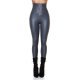 Colanti dama piele eco gri termici cu corset Jennie 2 - jojofashion.ro