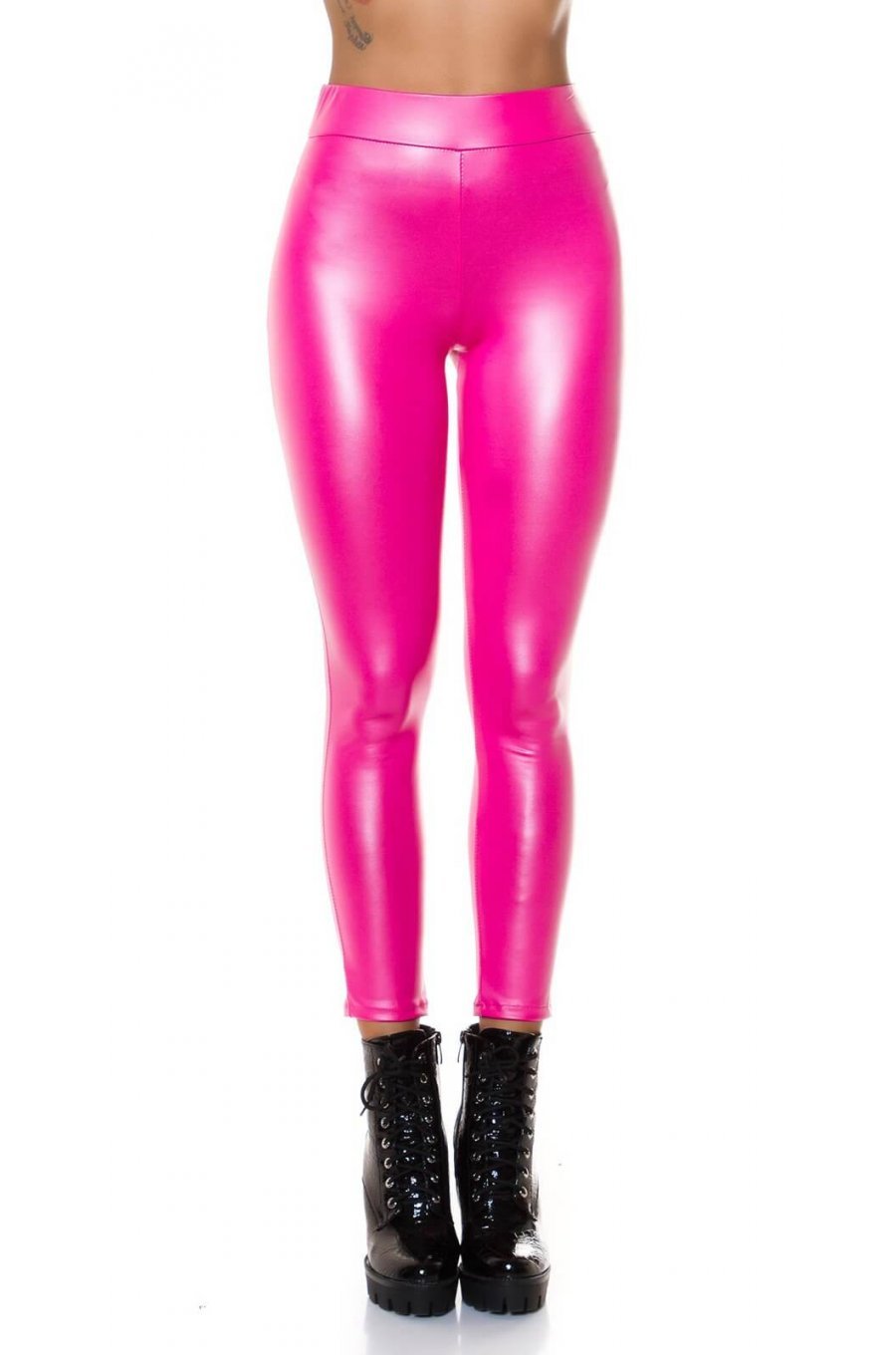 Colanti dama termici piele eco roz bombon Lucy Colanti dama termici piele eco roz bombon Lucy 1 - jojofashion.ro