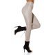 Colanti termici bej cu talie inalta snake print Krissty 4 - jojofashion.ro