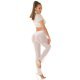 Pantaloni dama albi, transparenti, cu talia inalta, Najjari Pantaloni dama albi, transparenti, cu talia inalta, Najjari 5 - jojofashion.ro