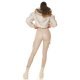 Pantaloni dama cargo, bej, din piele eco, Eliska Pantaloni dama cargo, bej, din piele eco, Eliska 5 - jojofashion.ro
