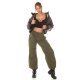 Pantaloni dama cargo, kaki, oversize, Tenille Pantaloni dama cargo, kaki, oversize, Tenille 4 - jojofashion.ro