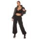 Pantaloni dama cargo, negri, oversize, Tenille Pantaloni dama cargo, negri, oversize, Tenille 4 - jojofashion.ro