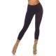Pantaloni dama casual, bleumarin navy, cu talia inalta, mulati, Shamra 2 - jojofashion.ro