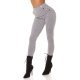 Pantaloni dama casual bronz in carouri mici Klasikinis Pantaloni dama casual bronz in carouri mici Klasikinis 2 - jojofashion.ro