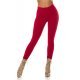 Pantaloni dama casual, burgundy, cu talia inalta, mulati, Shamra 2 - jojofashion.ro