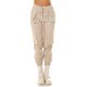 Pantaloni dama casual, cargo, bej, cu talia inalta, Mynevo Pantaloni dama casual, cargo, bej, cu talia inalta, Mynevo 2 - jojofashion.ro