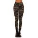 Pantaloni dama, casual, kaki, army print, mulati, Armeeck Pantaloni dama, casual, kaki, army print, mulati, Armeeck 2 - jojofashion.ro