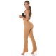 Pantaloni dama eleganti evazati bej Felipa Pantaloni dama eleganti evazati bej Felipa 5 - jojofashion.ro