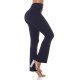 Pantaloni dama eleganti evazati bleumarin navy Felipa Pantaloni dama eleganti evazati bleumarin navy Felipa 3 - jojofashion.ro