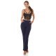 Pantaloni dama eleganti evazati bleumarin navy Felipa Pantaloni dama eleganti evazati bleumarin navy Felipa 5 - jojofashion.ro