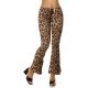 Pantaloni dama eleganti evazati leopard print maro Madlene Pantaloni dama eleganti evazati leopard print maro Madlene 3 - jojofashion.ro