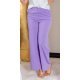 Pantaloni dama eleganti evazati, lila, cu talia inalta si curea lata, Raimonda 2 - jojofashion.ro