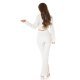 Pantaloni dama eleganti evazati office bej Catlin 5 - jojofashion.ro