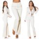 Pantaloni dama eleganti evazati office bej Catlin 6 - jojofashion.ro