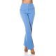 Pantaloni dama eleganti evazati office bleu Catlin 2 - jojofashion.ro