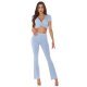 Pantaloni dama eleganti evazati baby blue vascoza Fernanda 4 - jojofashion.ro