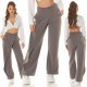 Pantaloni dama eleganti, gri, cu talia inalta, petrecuti, Asser Pantaloni dama eleganti, gri, cu talia inalta, petrecuti, Asser 6 - jojofashion.ro