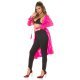 Pantaloni dama eleganti negri cu banda elastica sub talpa Paisley 6 - jojofashion.ro