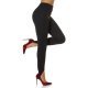 Pantaloni dama eleganti negri cu banda elastica sub talpa Paisley 3 - jojofashion.ro