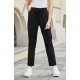 Pantaloni dama eleganti, negri, cu talie inalta, Ericka 2 - jojofashion.ro