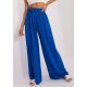 Pantaloni dama evazati, albastri, vaporosi, largi, Teagan Pantaloni dama evazati, albastri, vaporosi, largi, Teagan 2 - jojofashion.ro