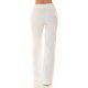 Pantaloni dama evazati, albi, cu talia inalta, Deussa Pantaloni dama evazati, albi, cu talia inalta, Deussa 3 - jojofashion.ro