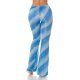 Pantaloni dama evazati, bleu in degrade, glitter, Katyusha 3 - jojofashion.ro