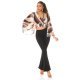 Pantaloni dama evazati negri cu talia inalta Keyla Pantaloni dama evazati negri cu talia inalta Keyla 4 - jojofashion.ro