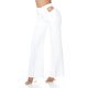 Pantaloni dama evazati albi decupati Daany Pantaloni dama evazati albi decupati Daany 2 - jojofashion.ro