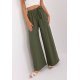 Pantaloni dama evazati, kaki, vaporosi, largi, Teagan Pantaloni dama evazati, kaki, vaporosi, largi, Teagan 2 - jojofashion.ro