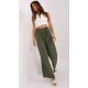 Pantaloni dama evazati, kaki, vaporosi, largi, Teagan Pantaloni dama evazati, kaki, vaporosi, largi, Teagan 4 - jojofashion.ro