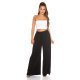 Pantaloni dama evazati largi negri Katarina Pantaloni dama evazati largi negri Katarina 4 - jojofashion.ro