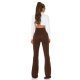 Pantaloni dama evazati maro cu nasturi aurii Arya Pantaloni dama evazati maro cu nasturi aurii Arya 4 - jojofashion.ro