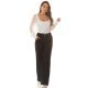 Pantaloni dama evazati, negri, cu talia inalta, Deussa Pantaloni dama evazati, negri, cu talia inalta, Deussa 6 - jojofashion.ro