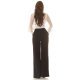Pantaloni dama evazati, negri, cu talia inalta, Deussa Pantaloni dama evazati, negri, cu talia inalta, Deussa 8 - jojofashion.ro