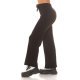 Pantaloni dama evazati, negri, din vascoza, cu talia inalta, Killya Pantaloni dama evazati, negri, din vascoza, cu talia inalta, Killya 2 - jojofashion.ro